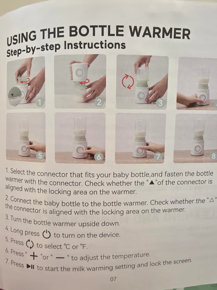 Momcozy Portable Bottle Warmer MW03 image indicator(4)