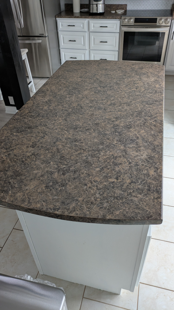 Kitchen Island with Laminate Countertop - photo 2