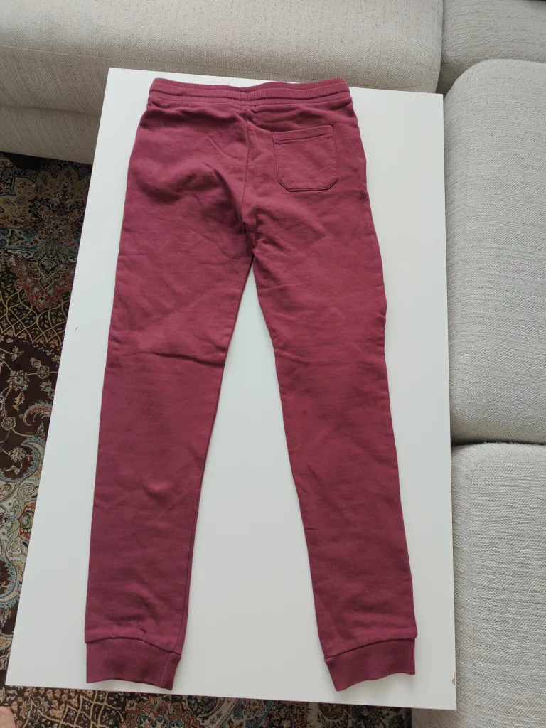 Girls' Size 10 Maroon Guess Joggers image indicator(3)