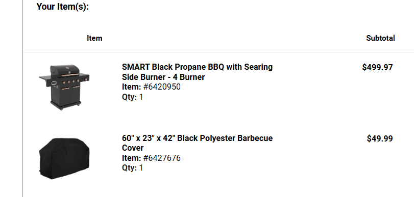 SMART 4-Burner Black Propane BBQ with Sear Burner and Cover - photo 2