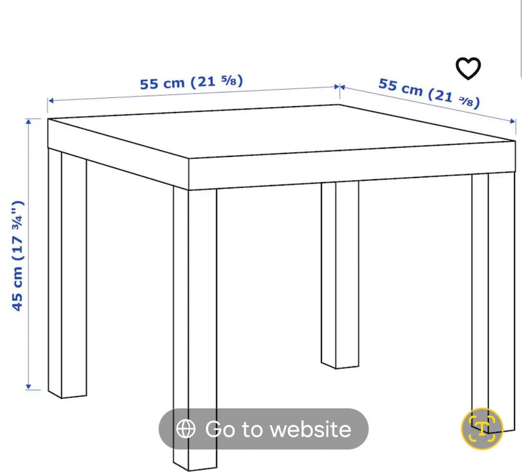 Ikea White Square Table