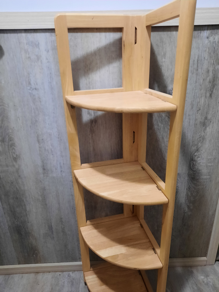 Corner Shelf Unit - Four Shelves