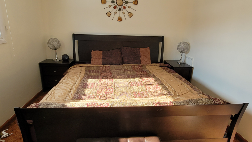 king  Size Dark Brown Bed