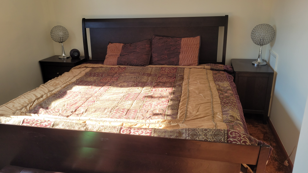 king  Size Dark Brown Bed - photo 3