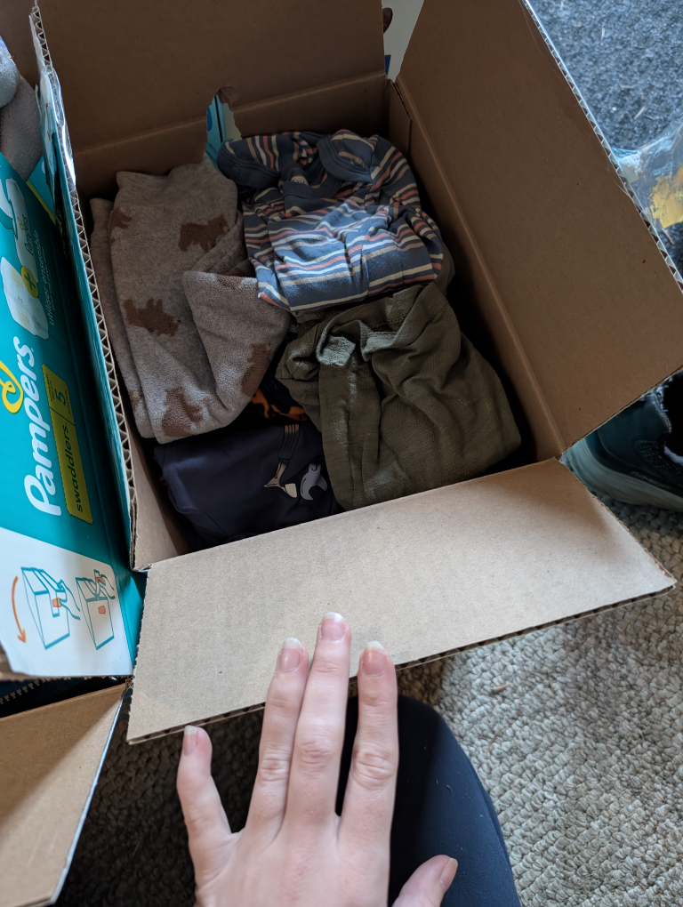Box of Baby Clothes - photo 2