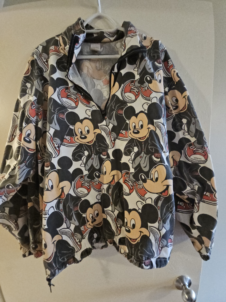 Vintage Mickey Mouse Half Zip Pullover