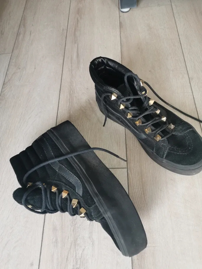 Vans Sk8-Hi Platform Studded High-Top Sneakers - Women's Size 7 image indicator(2)