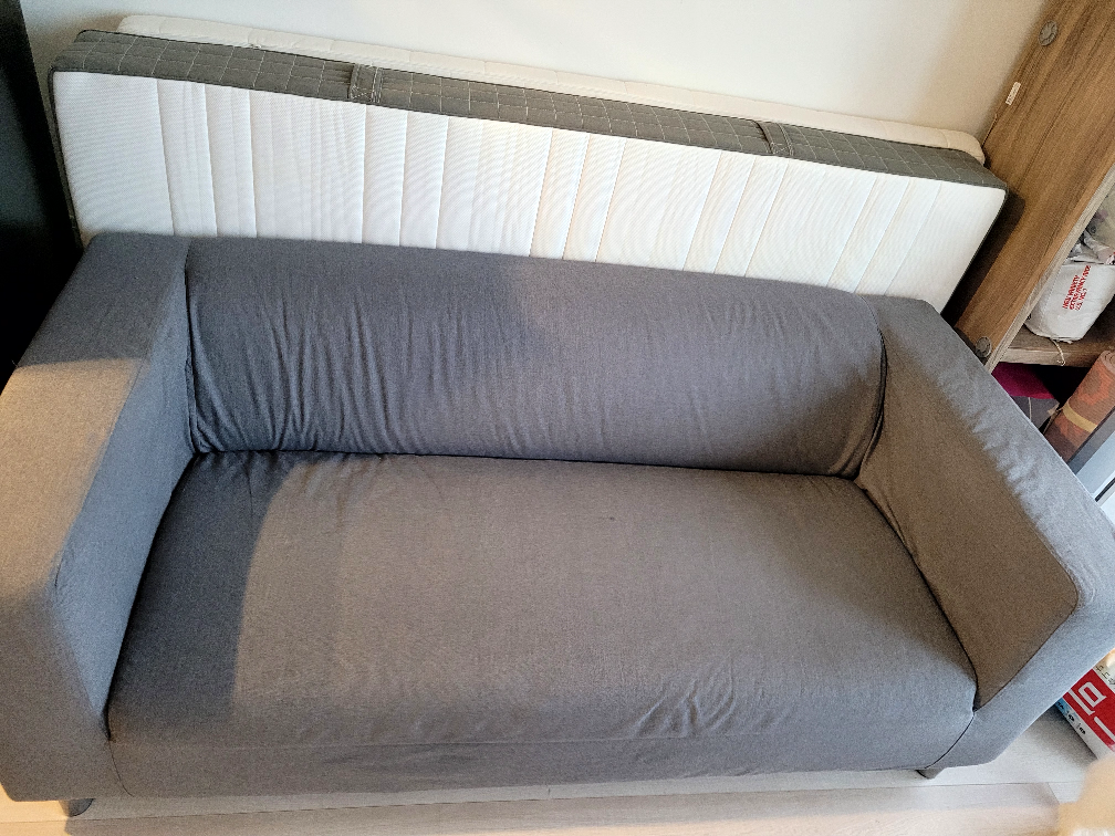 IKEA KLIPPAN Loveseat - Vissle Gray Cover - photo 2