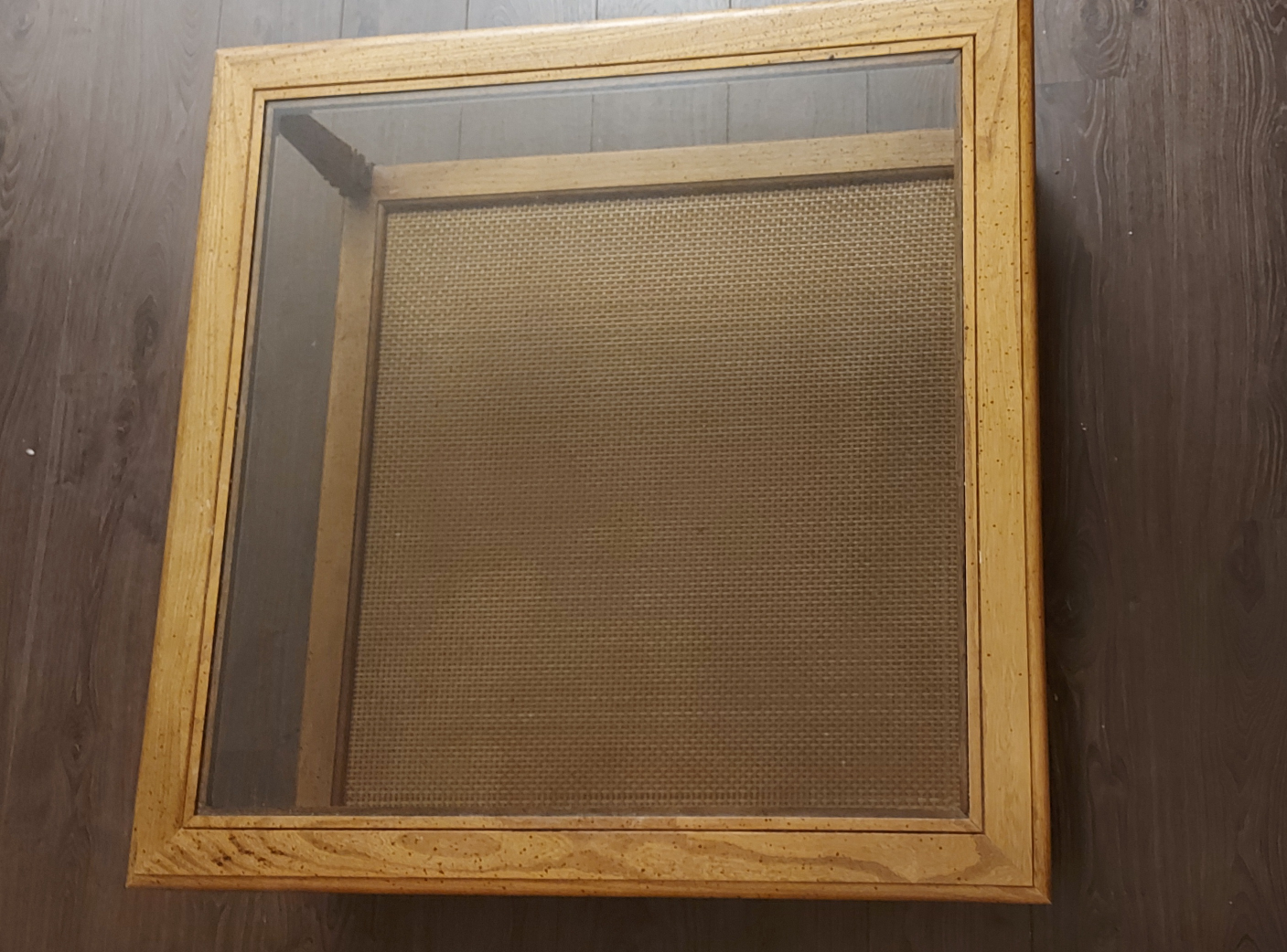 Vintage Wood and Glass Coffee Table - photo 3