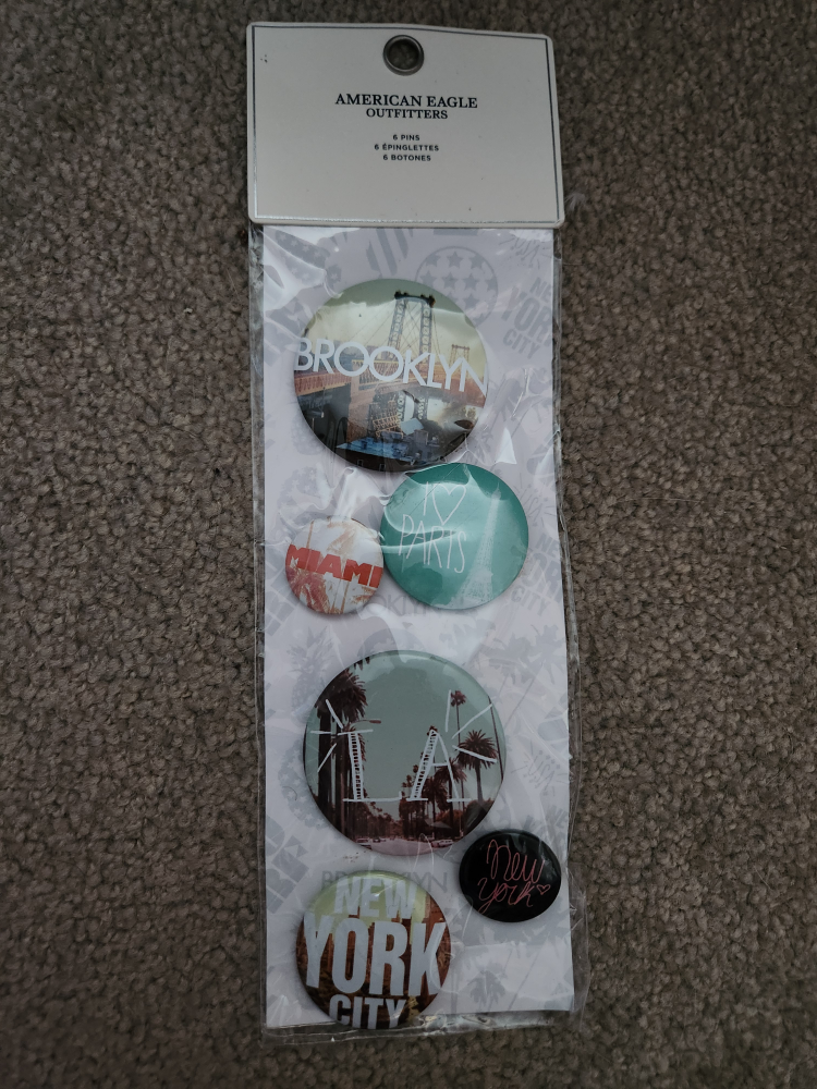 City-themed Buttons