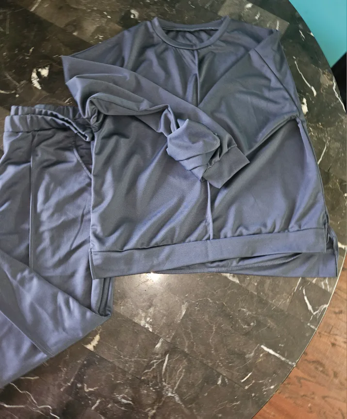 Women's Gray Lounge Set thumbnail