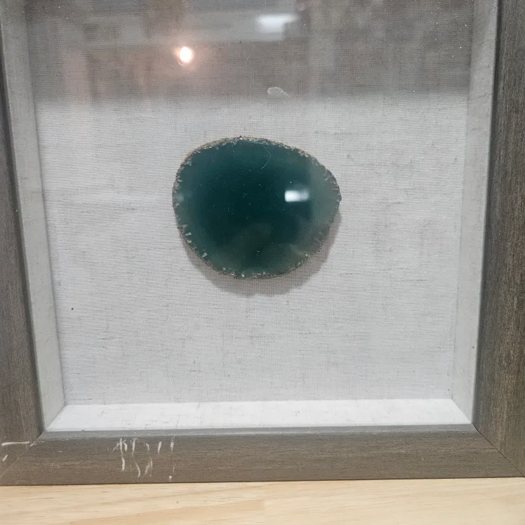 Set of Four Framed Agate Stone Slice Framed Wall Art. image indicator(2)