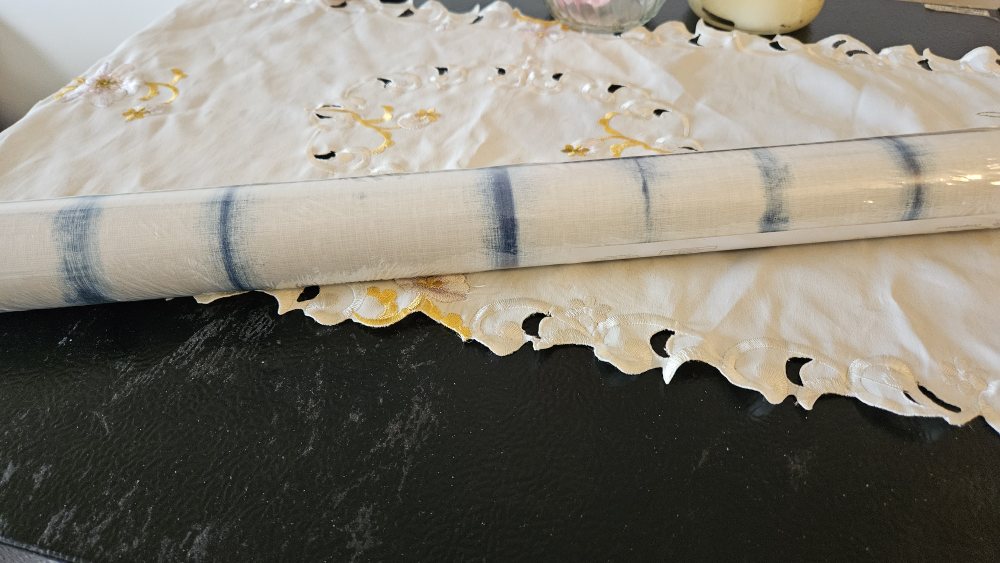 Blue and White Wallpaper Roll