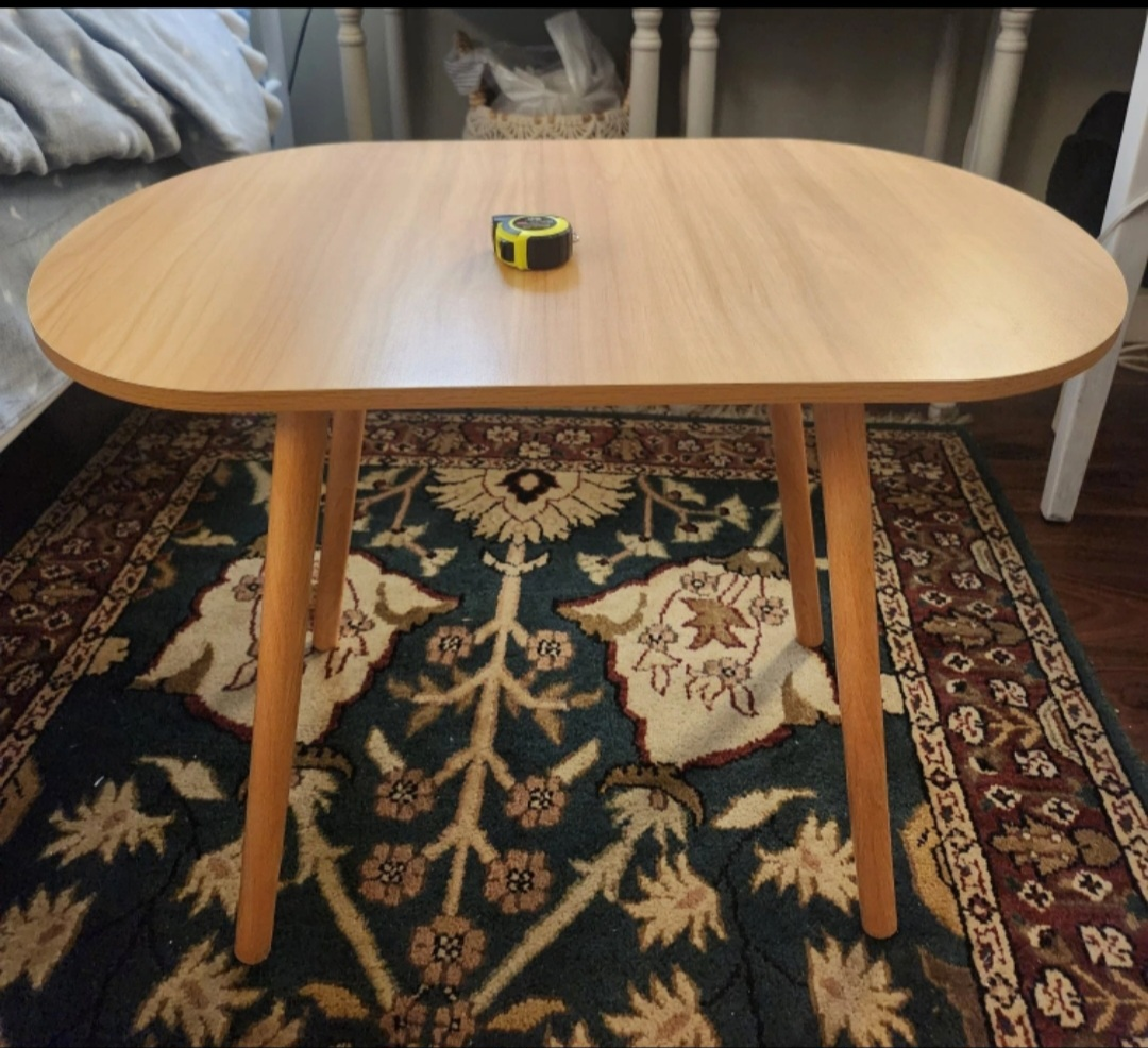 Oval Wooden Coffee Table