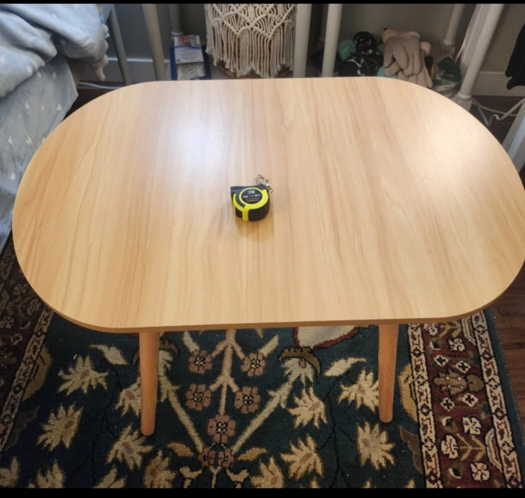 Oval Wooden Coffee Table - photo 2