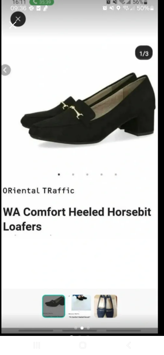 Navy Comfort Horsebelt Heels image indicator(2)
