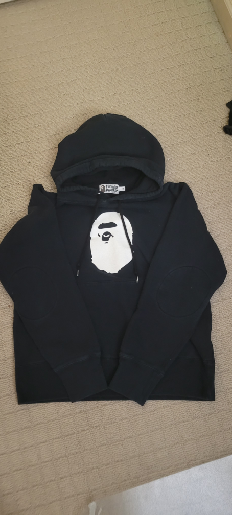 A Bathing Ape Black Hoodie Size M women's