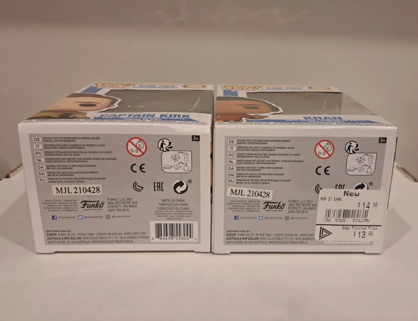 Star Trek Captain Kirk and Khan Funko Pop! image indicator(6)