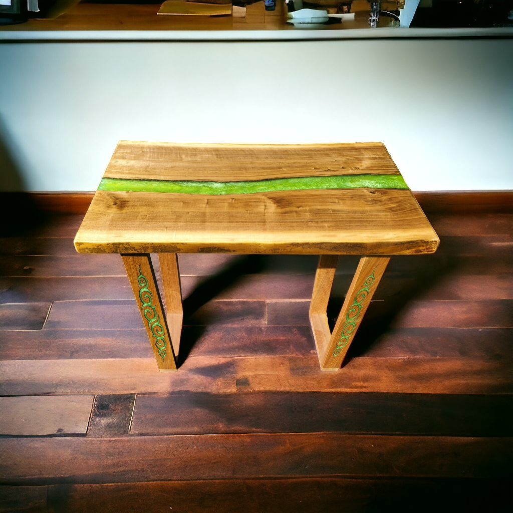 Live Edge Resin Coffee Table - photo 2