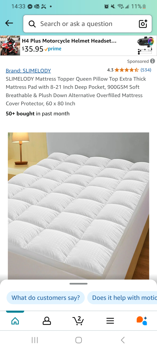 King, SLIMELODY Mattress Topper - photo 3