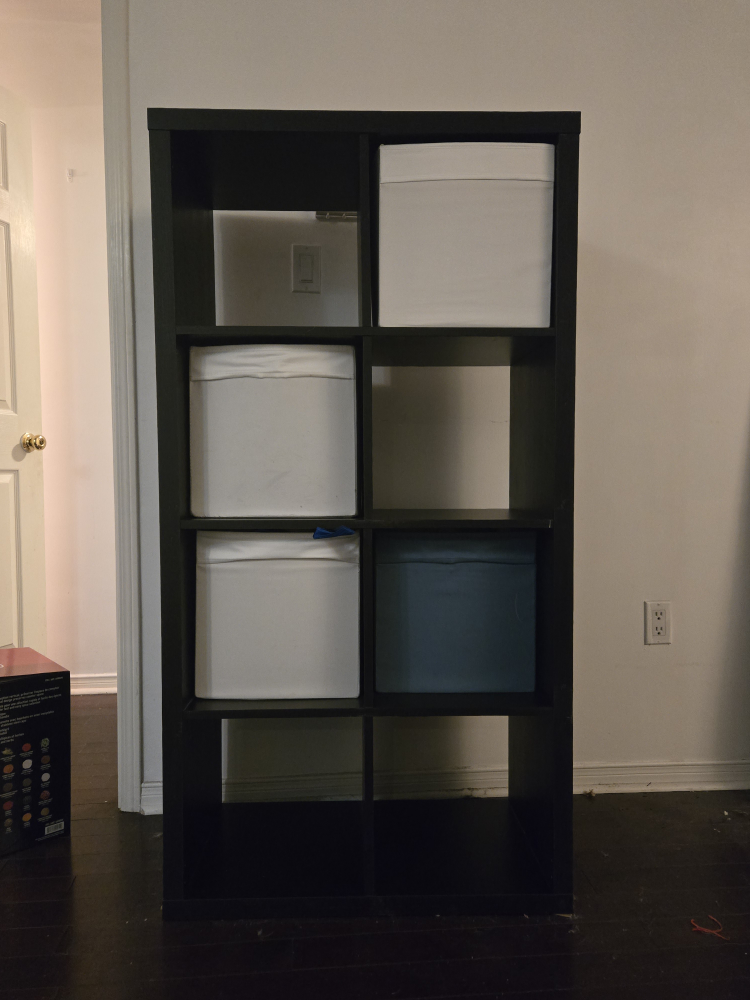IKEA Kallax 8 cube shelving unit