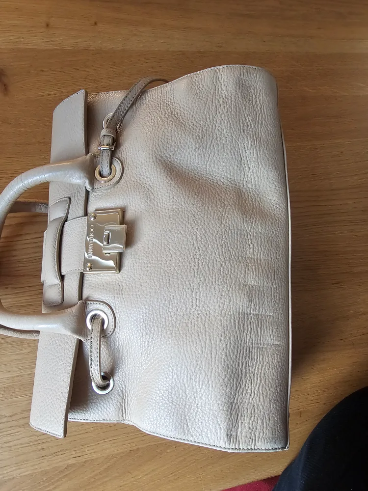 Jimmy Choo Beige Leather Handbag image indicator(5)