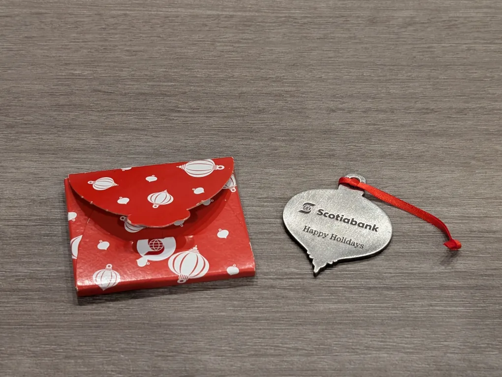 NEW: Scotiabank Gray Holiday Ornament image indicator(2)