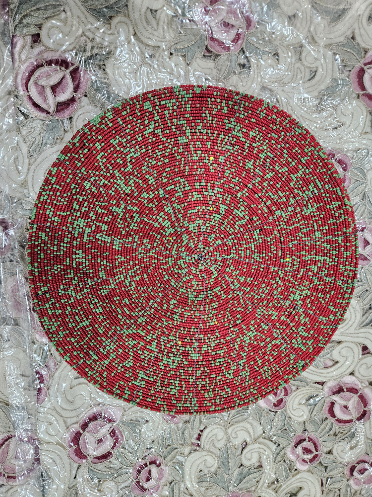 Round Beaded Placemats