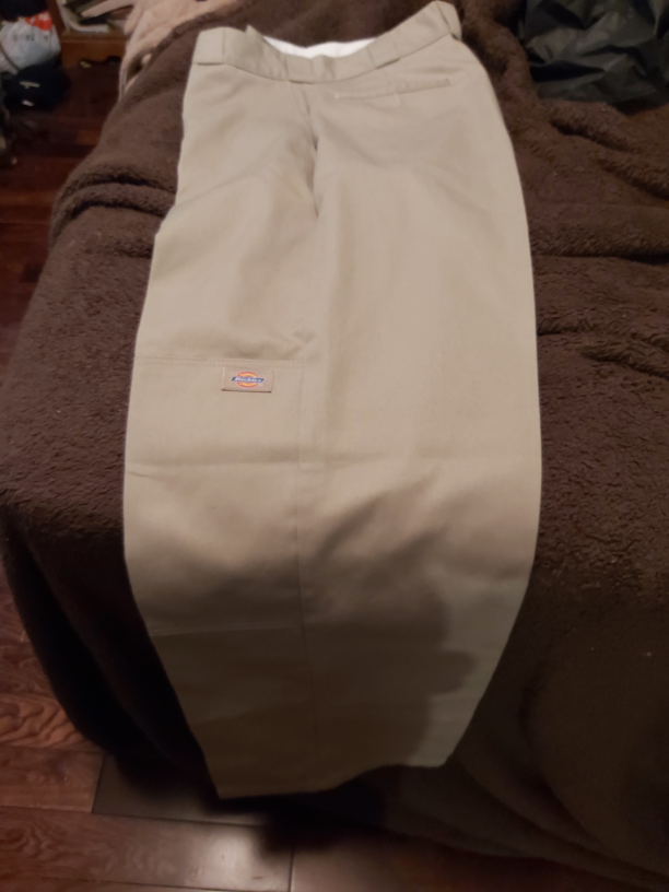 New Dickies Men's Beige Work Pants - Size 34x32