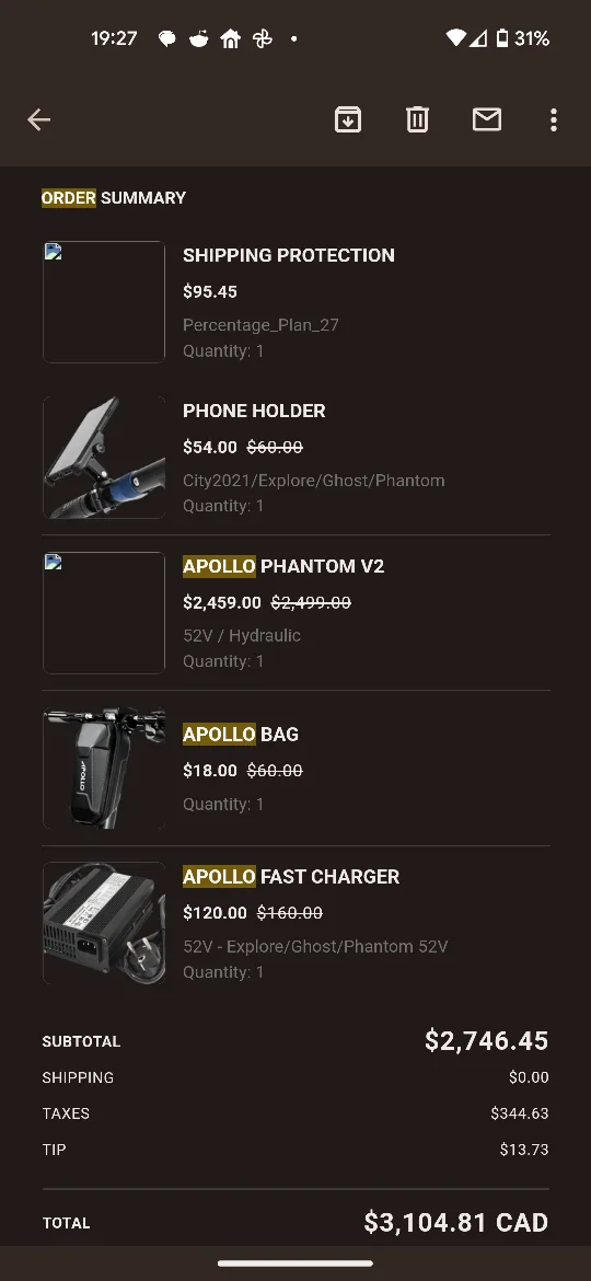 Apollo Phantom V2 Electric Scooter image indicator(6)