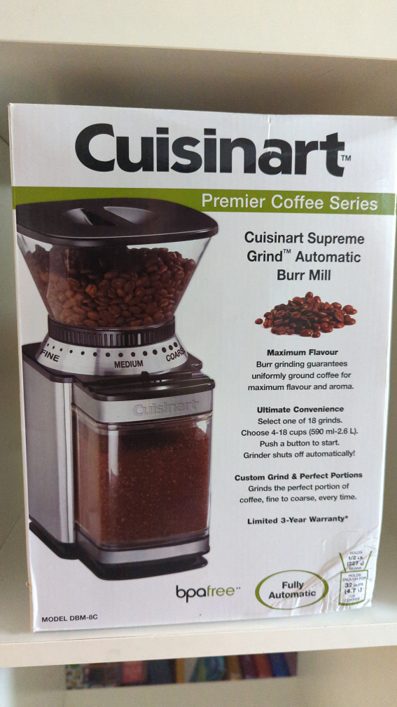 Cuisinart Supreme Automatic Burr Mill Coffee Grinder