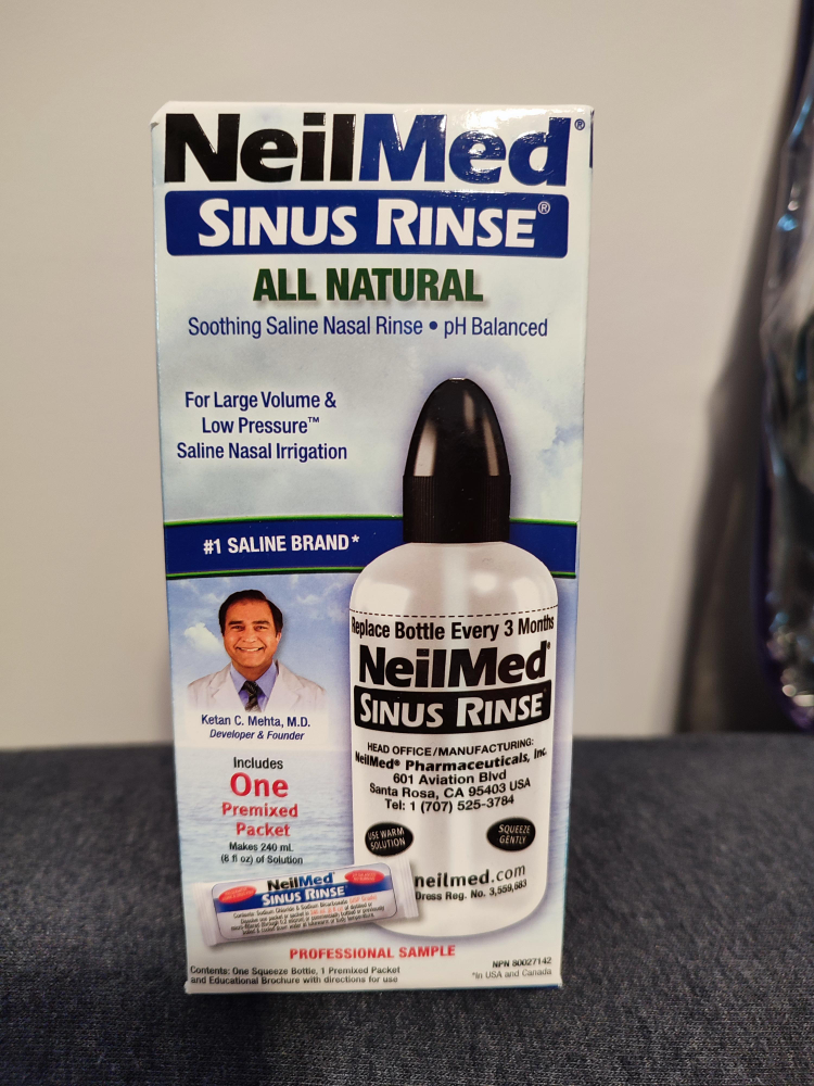 NeilMed Natural Saline Sinus Rinse - New Unopened Box
