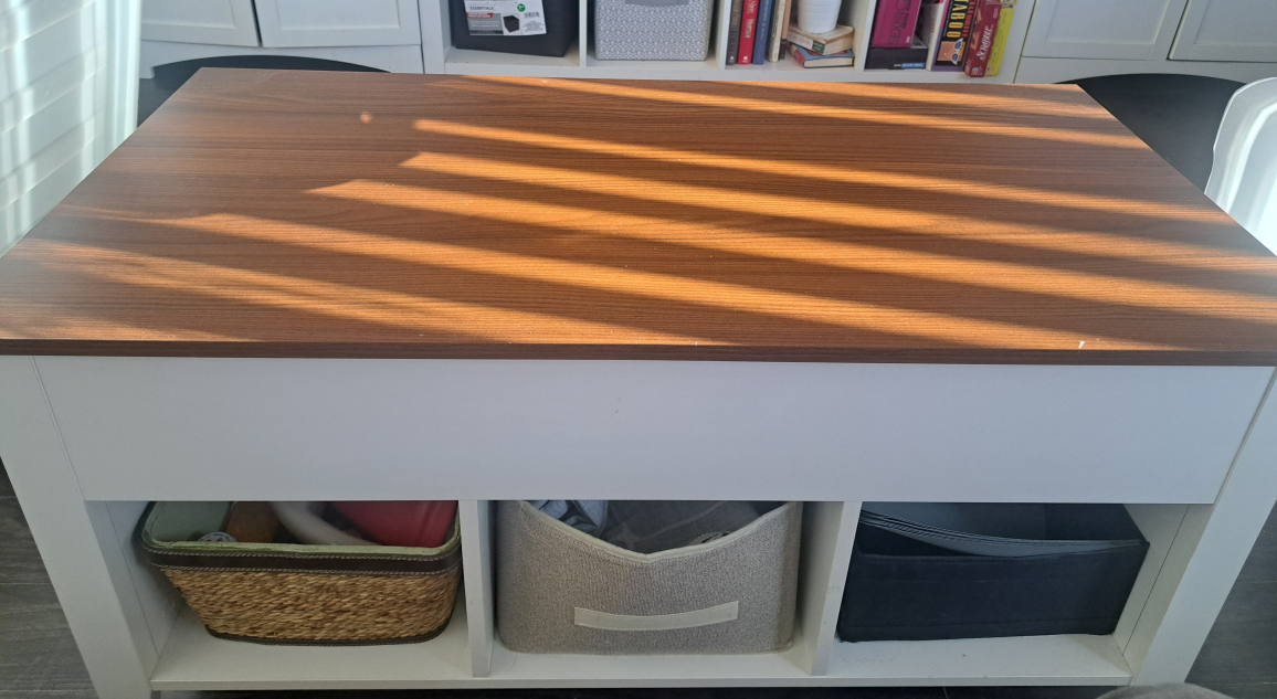 Lift-Top Coffee Table with Storage - photo 2