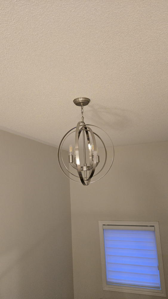 Stainless Steel Hanging Light Fixture - photo 4
