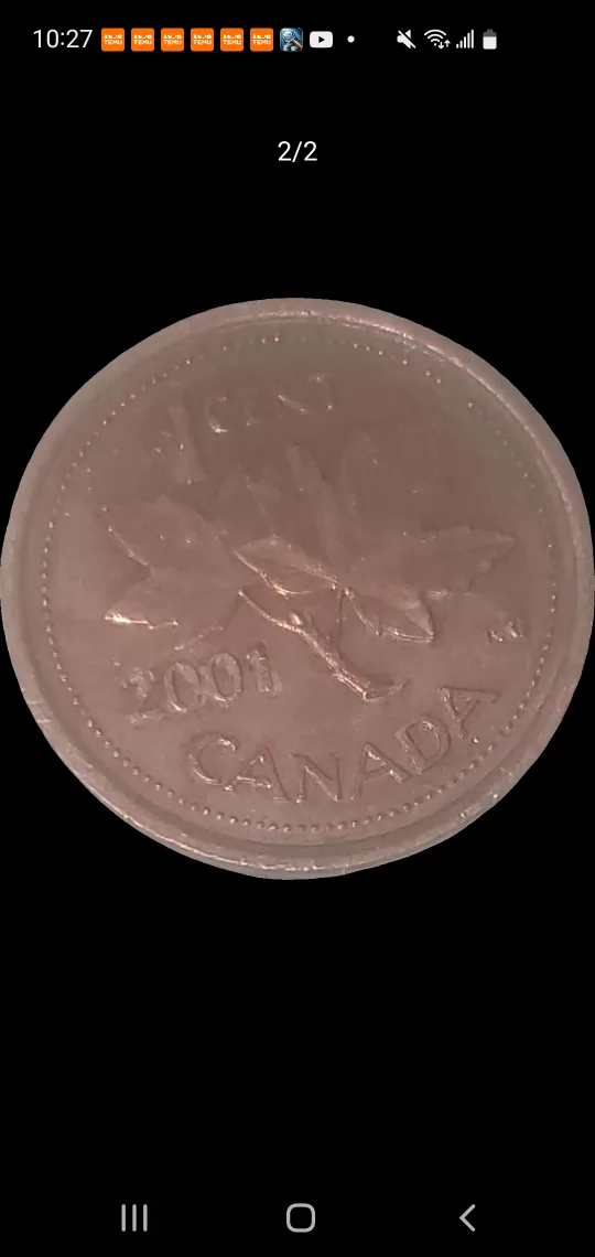 Canadian 1 Cent Coins -  lote the 13 coin image indicator(10)