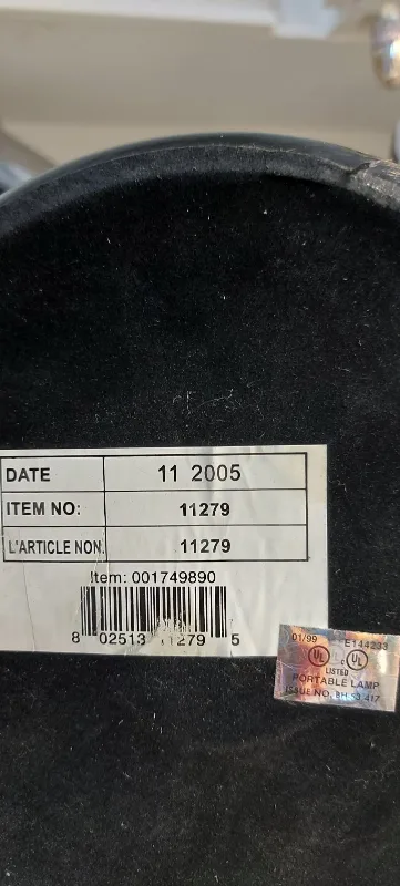 Vintage Table Lamp with Frosted Glass Shade image indicator(5)