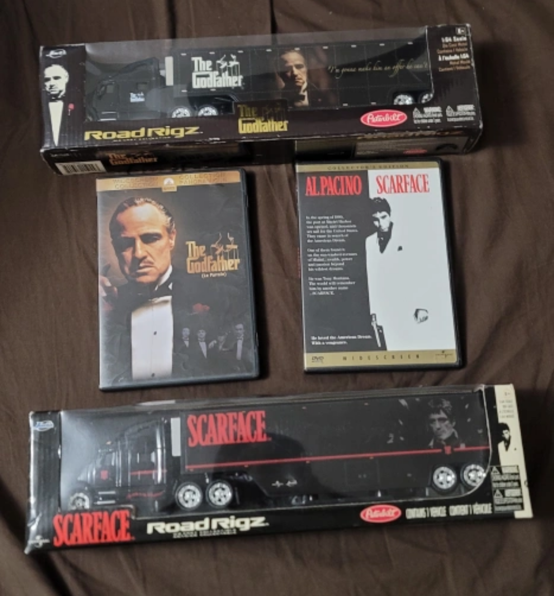 Road Rigz The Godfather & Scarface Collector's Set