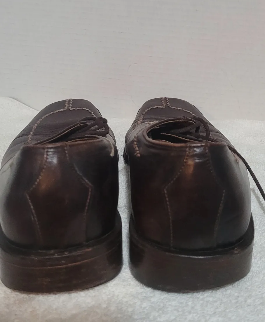 Men's Brown Leather Aldo Dress Shoes image indicator(2)