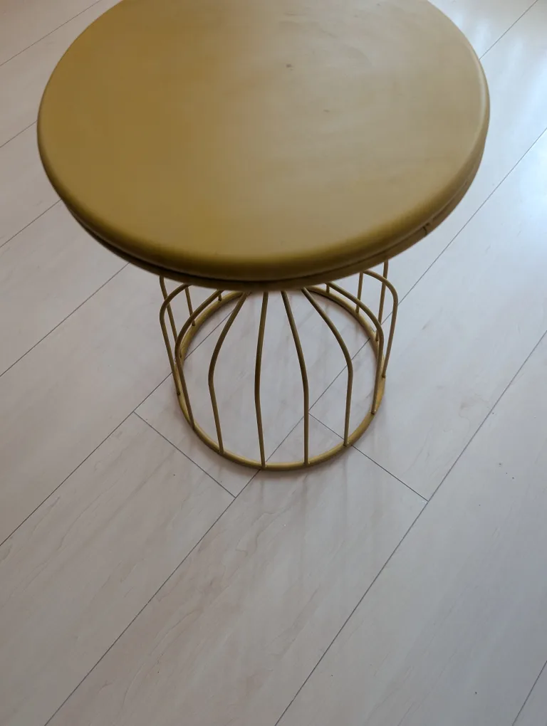 Mustard Yellow Round Side Table image indicator(5)
