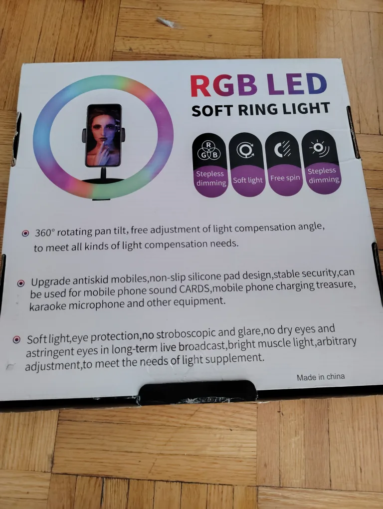 RGB LED Soft Ring Light - MJ33 image indicator(3)