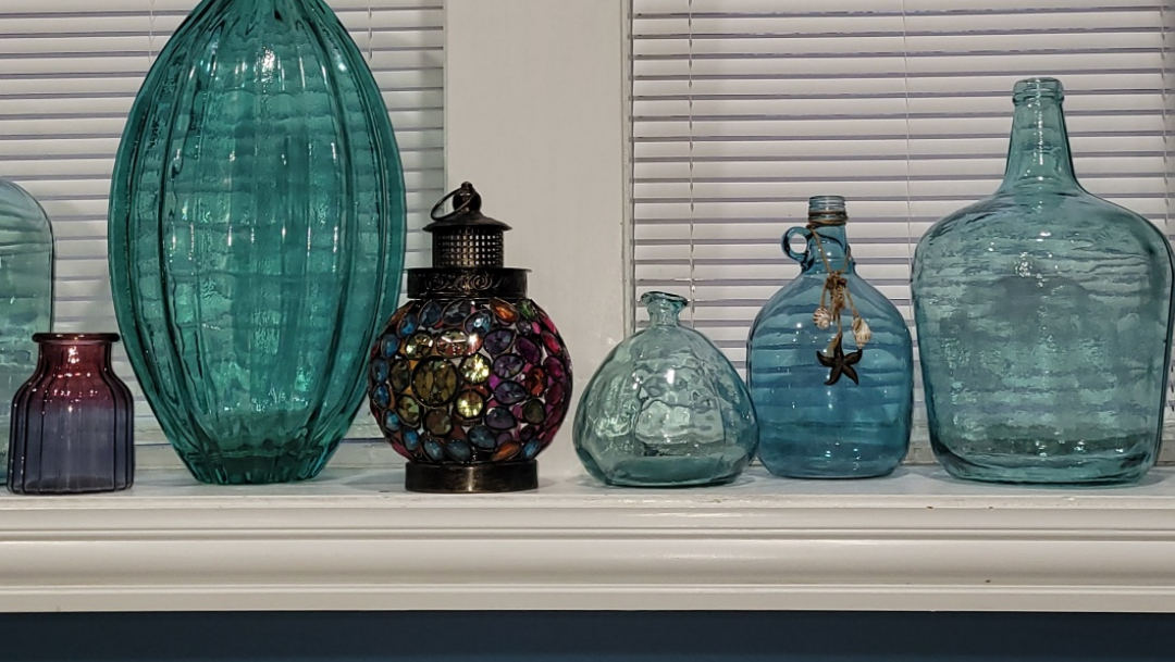 Decorative Large Glass Bottle - photo 3