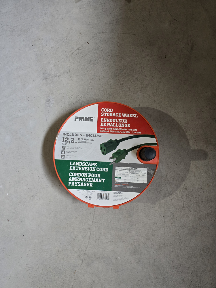 Prime 12.2m Landscape Extension Cord Reel - photo 2