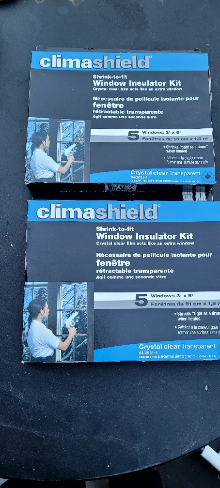 Climashield Shrink-to-Fit Window Insulator Kit - 5 Packs image indicator(5)