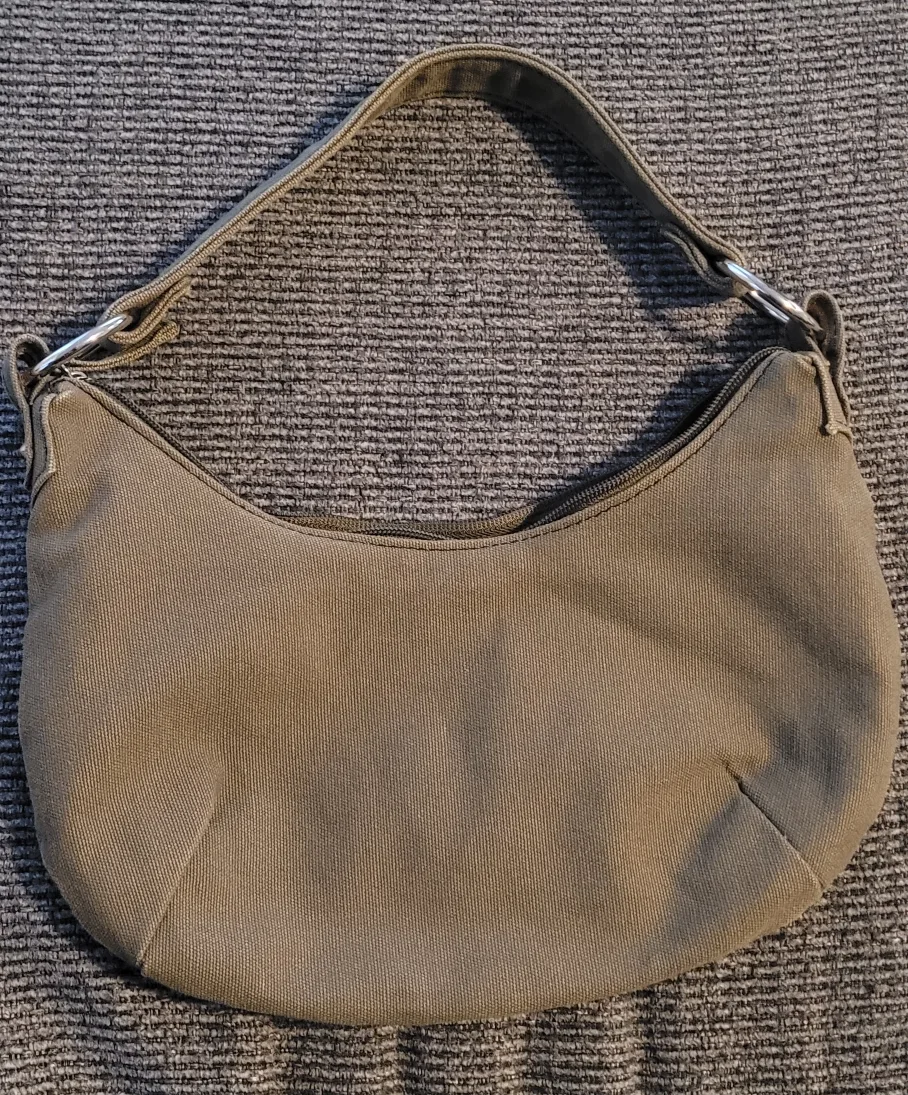 Olive Green 'Born to Rock' Shoulder Bag image indicator(2)