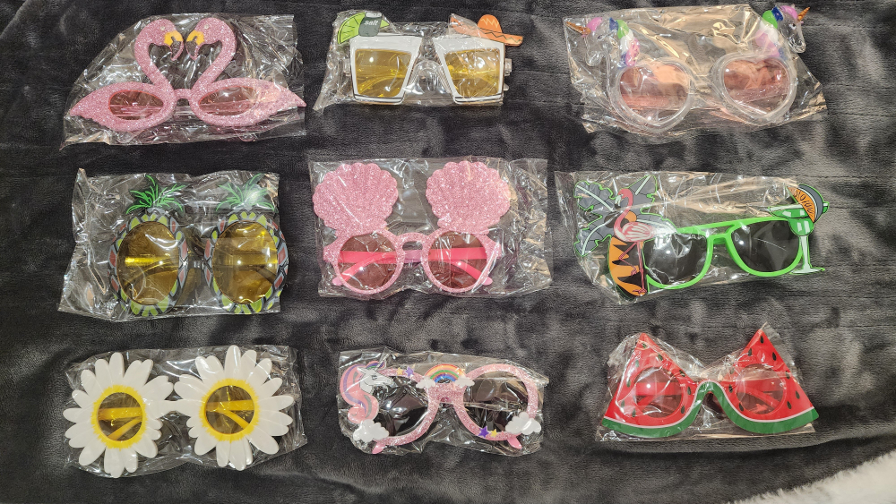 Funny party glasses