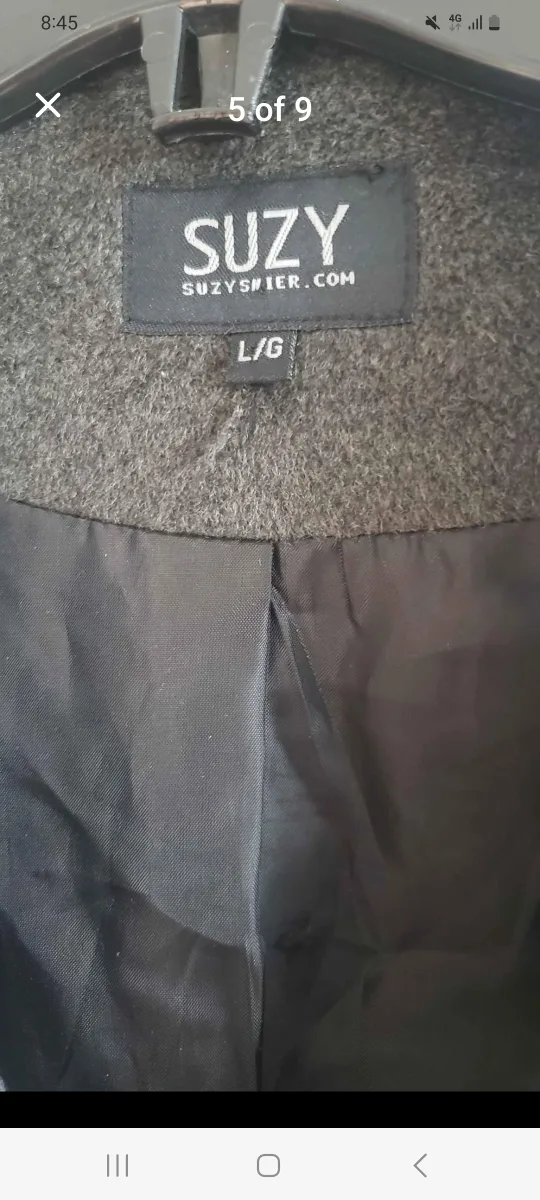 Suzy L/G Grey Peacoat with Belt image indicator(5)