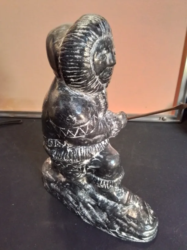 Vintage Inuit Soapstone Carving image indicator(2)
