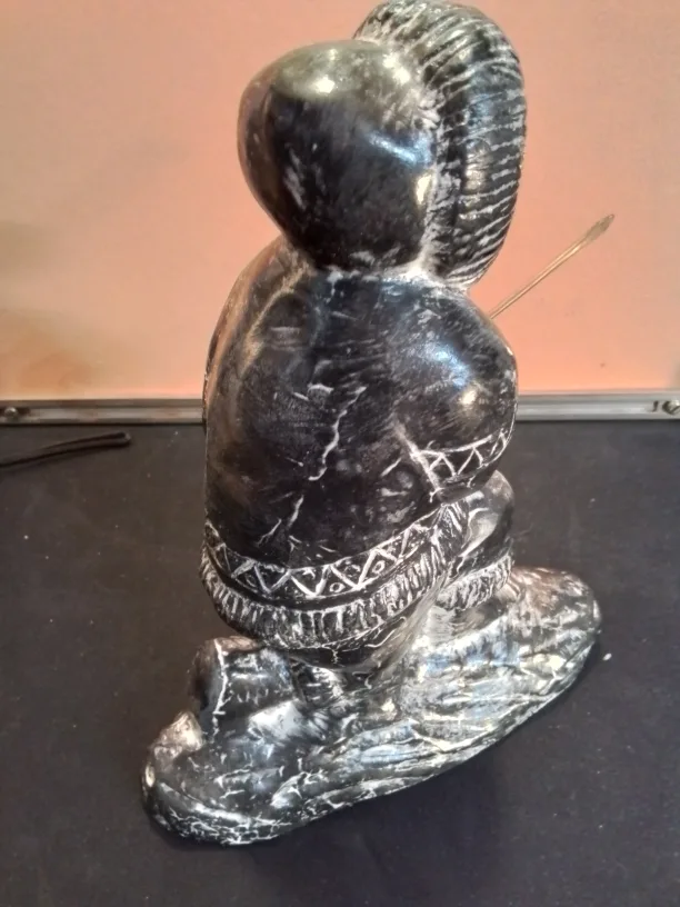 Vintage Inuit Soapstone Carving image indicator(6)