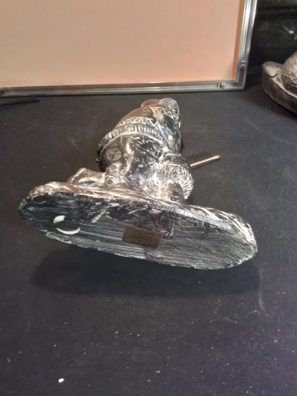 Vintage Inuit Soapstone Carving image indicator(7)