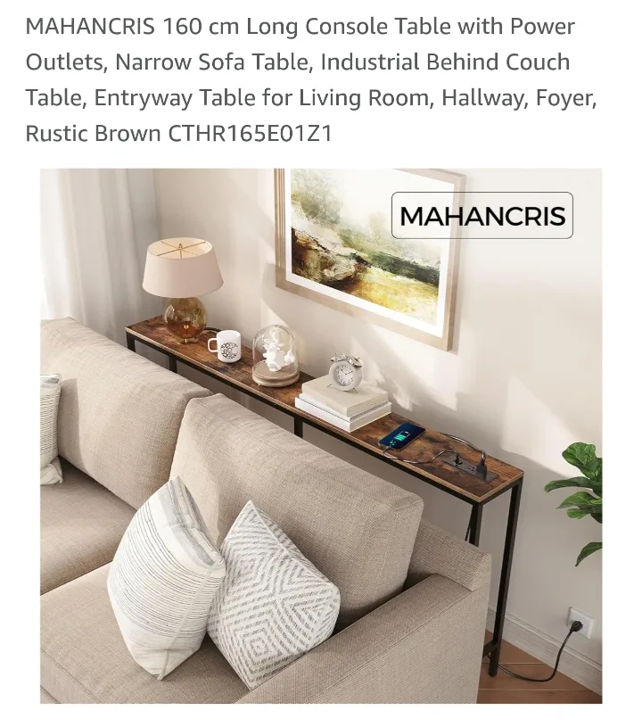 Console Table with Power Outlets image indicator(5)